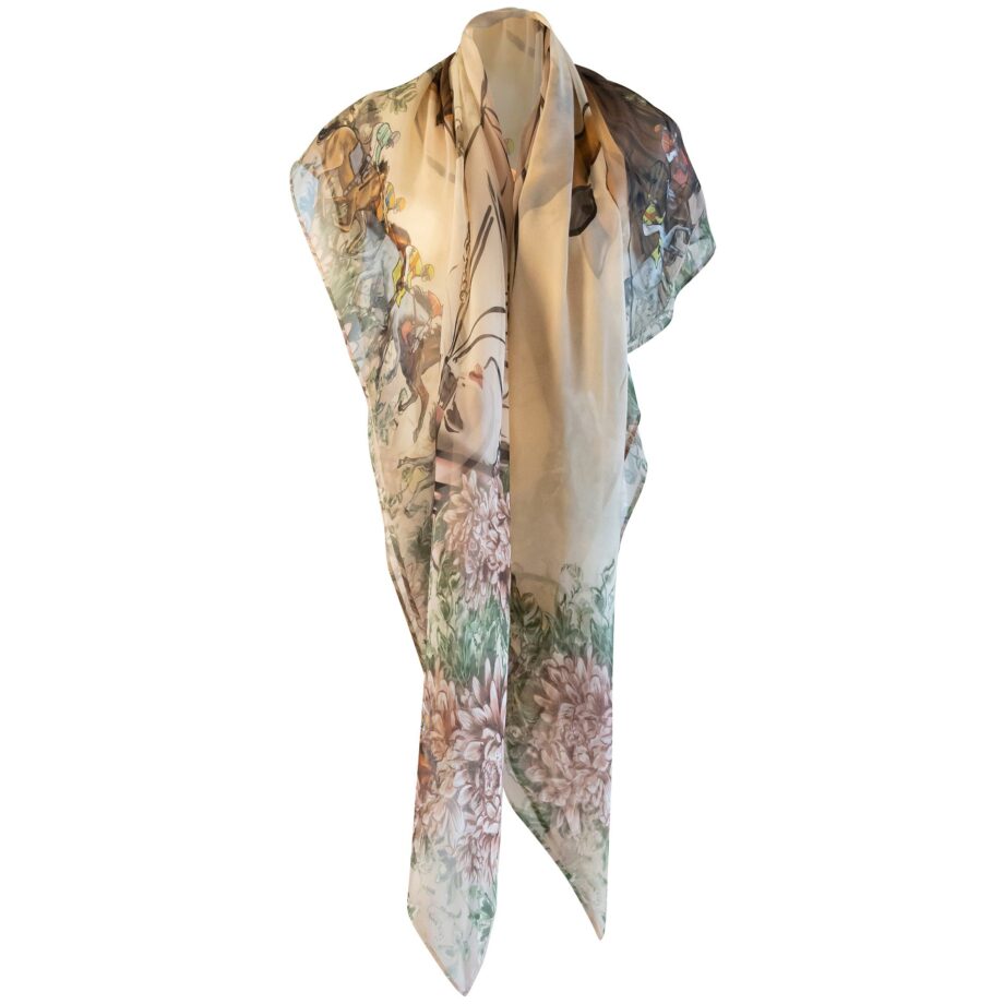 Ascot silk scarf