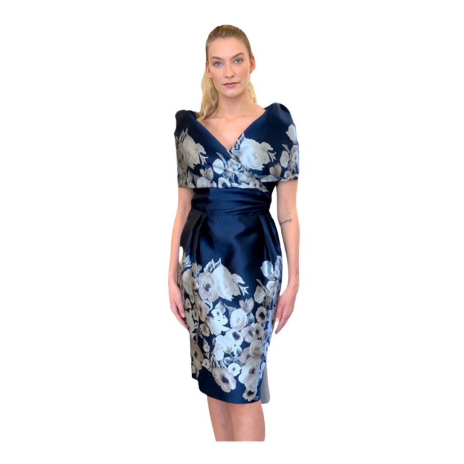 Addy van den Krommenacker shantung dress