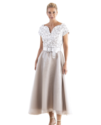 Addy van den Krommenacker couture sequined organza dress