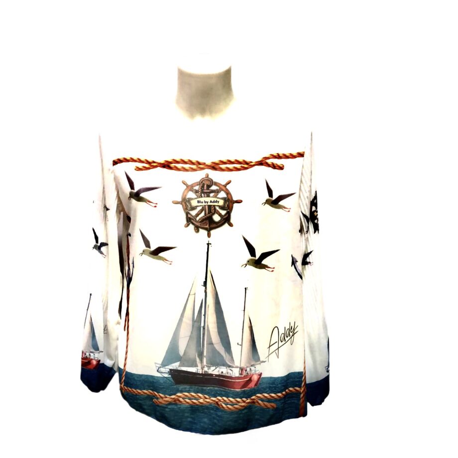 Blu by Addy blouse, nautica thema