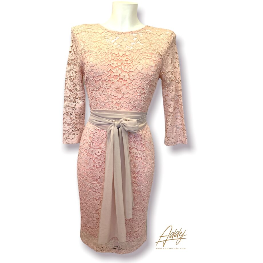 Lace rebrodé dress
