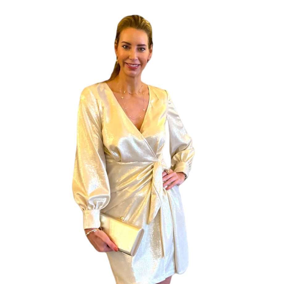 Addy van den Krommenacker shantung top and skirt
