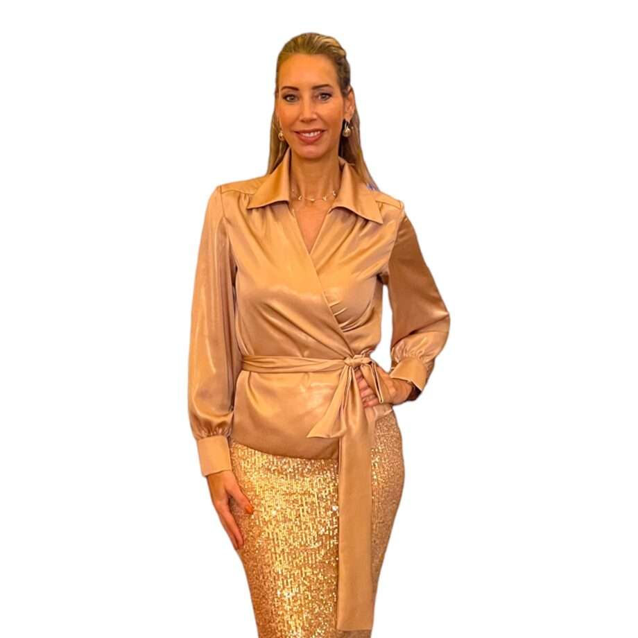 Addy van den Krommenacker shantung top and skirt