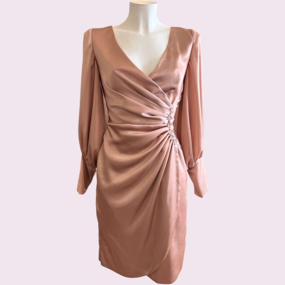 Addy van den Krommenacker silk draped dress