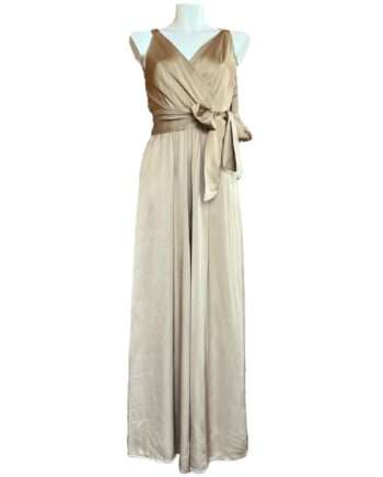 Satin jumpsuit met bolero blouse