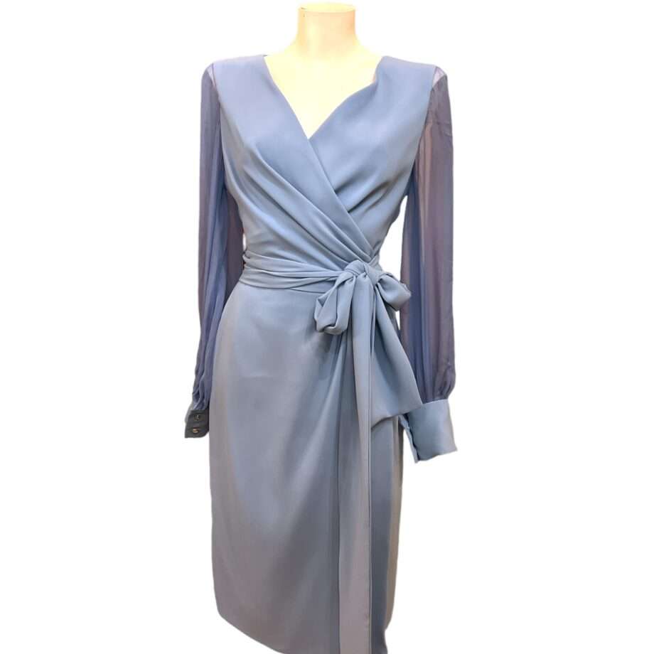 Addy van den Krommenacker draped crepe dress
