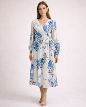 Addy van den Krommenack layered chiffon dress