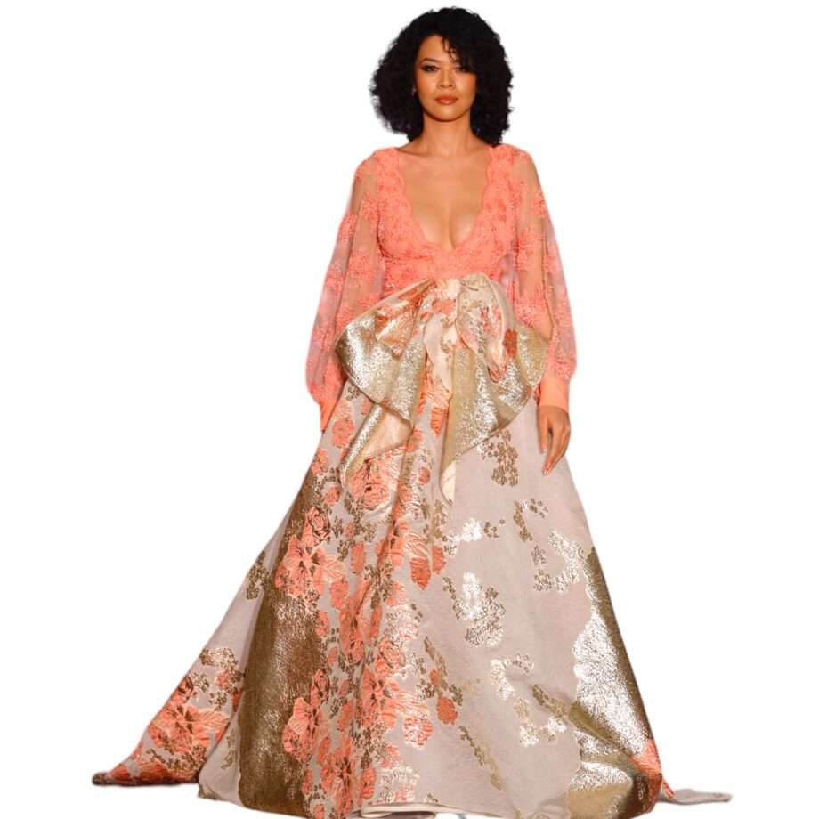 Addy van den Krommenacker shantung top and skirt