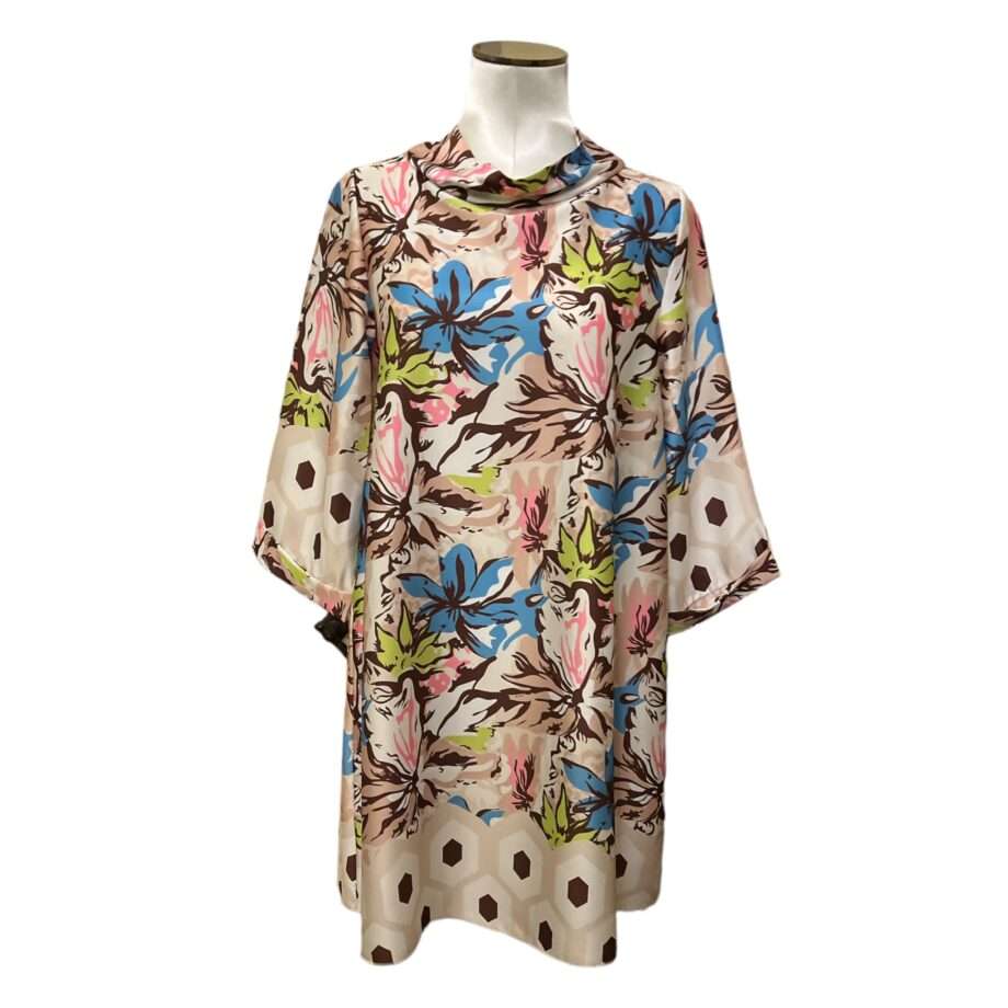 2506 /4 shift dress flowersatin