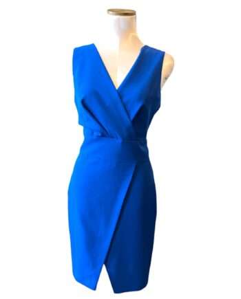 Sll dress with slit in kobalt size L