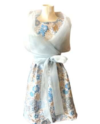 Addy van den Krommenacer organza bleu