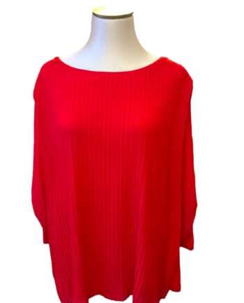 Blouse plissé  red size XXL