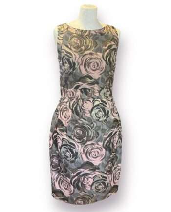 Dress jacquard brokaat size M