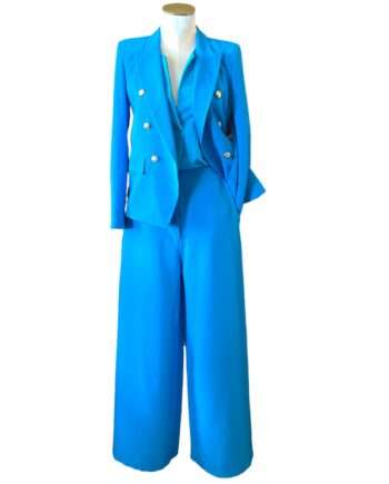 3 piece suit aqua size M