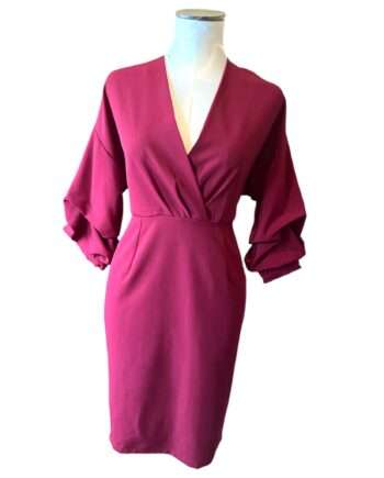 Puff sleeve dress