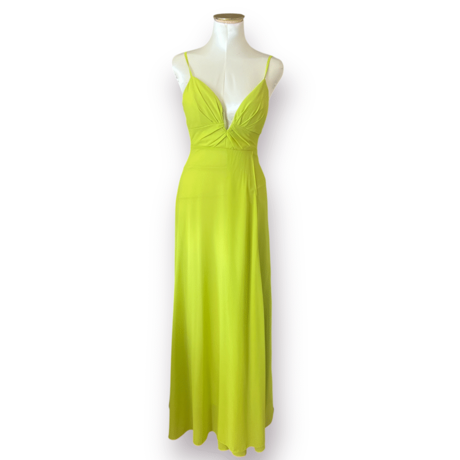 Bustier flirty dress size S lime
