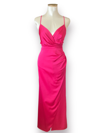 Satin long dress size  L