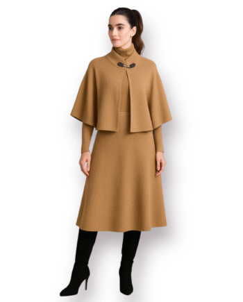 F5011 knitted cardigan and skirt