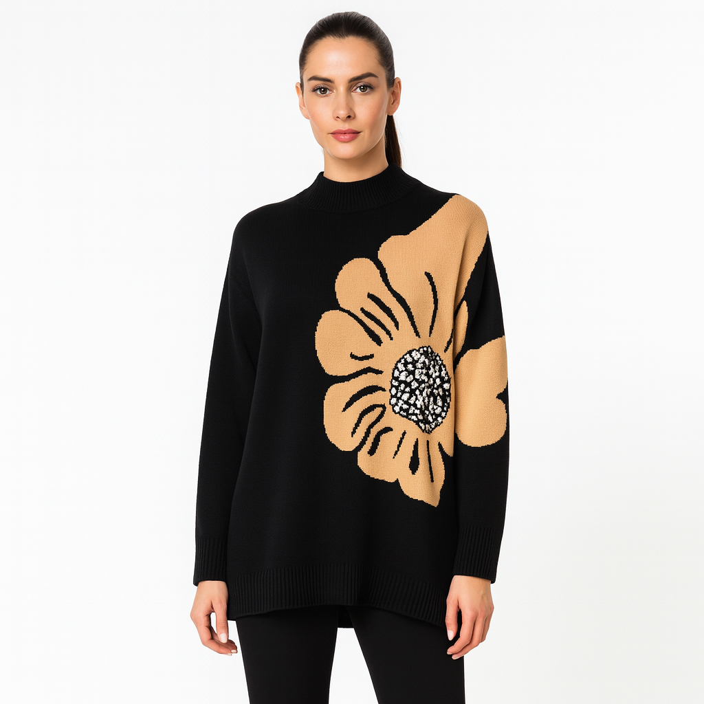 F2507 pullover with big sign