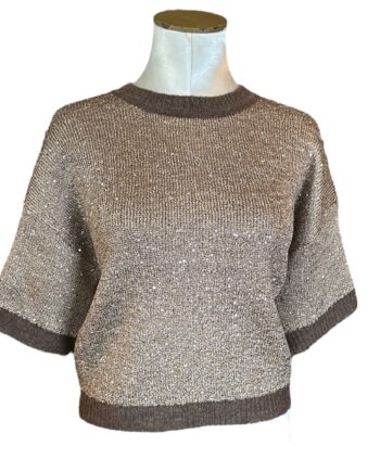 F2560 Short Sleeve Pullover Lurex