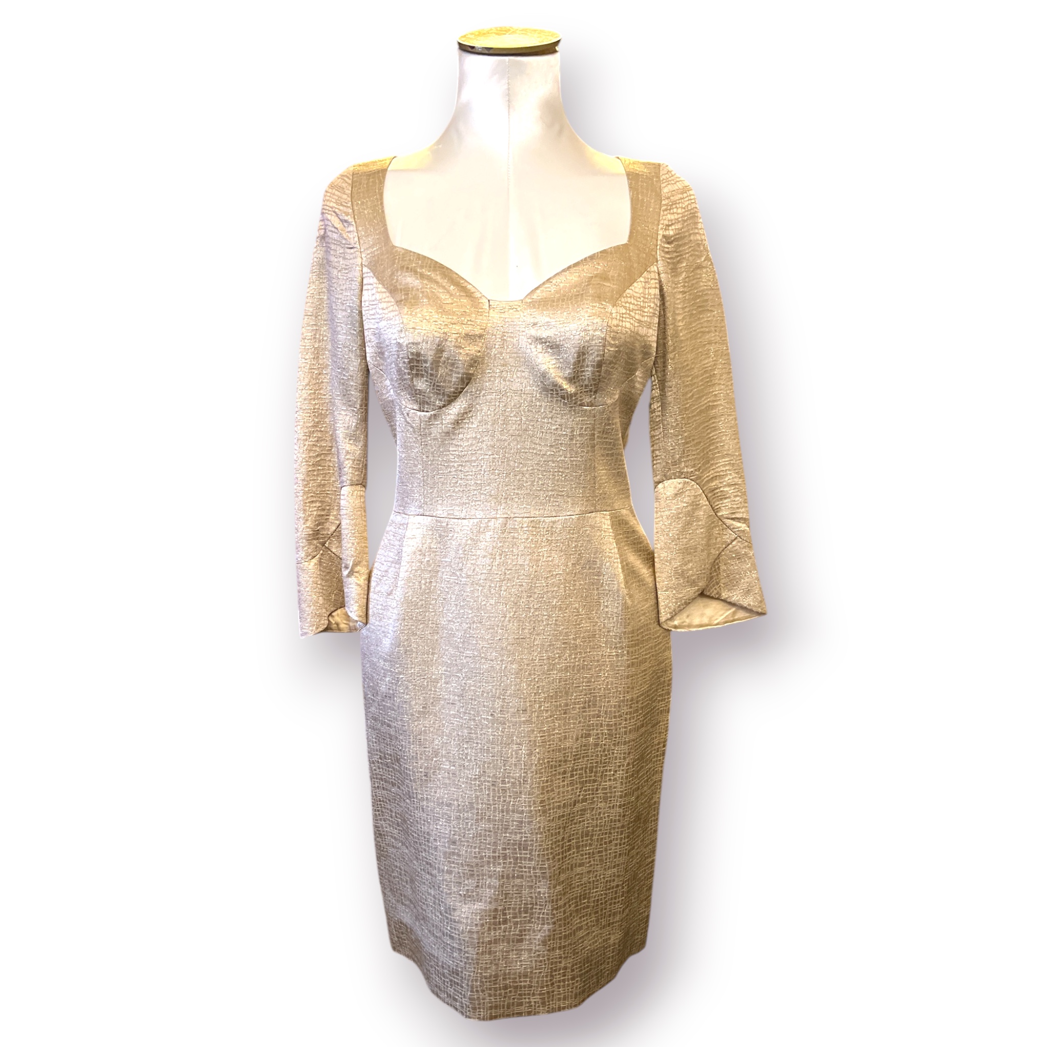 W114 brocade bustier dress size M