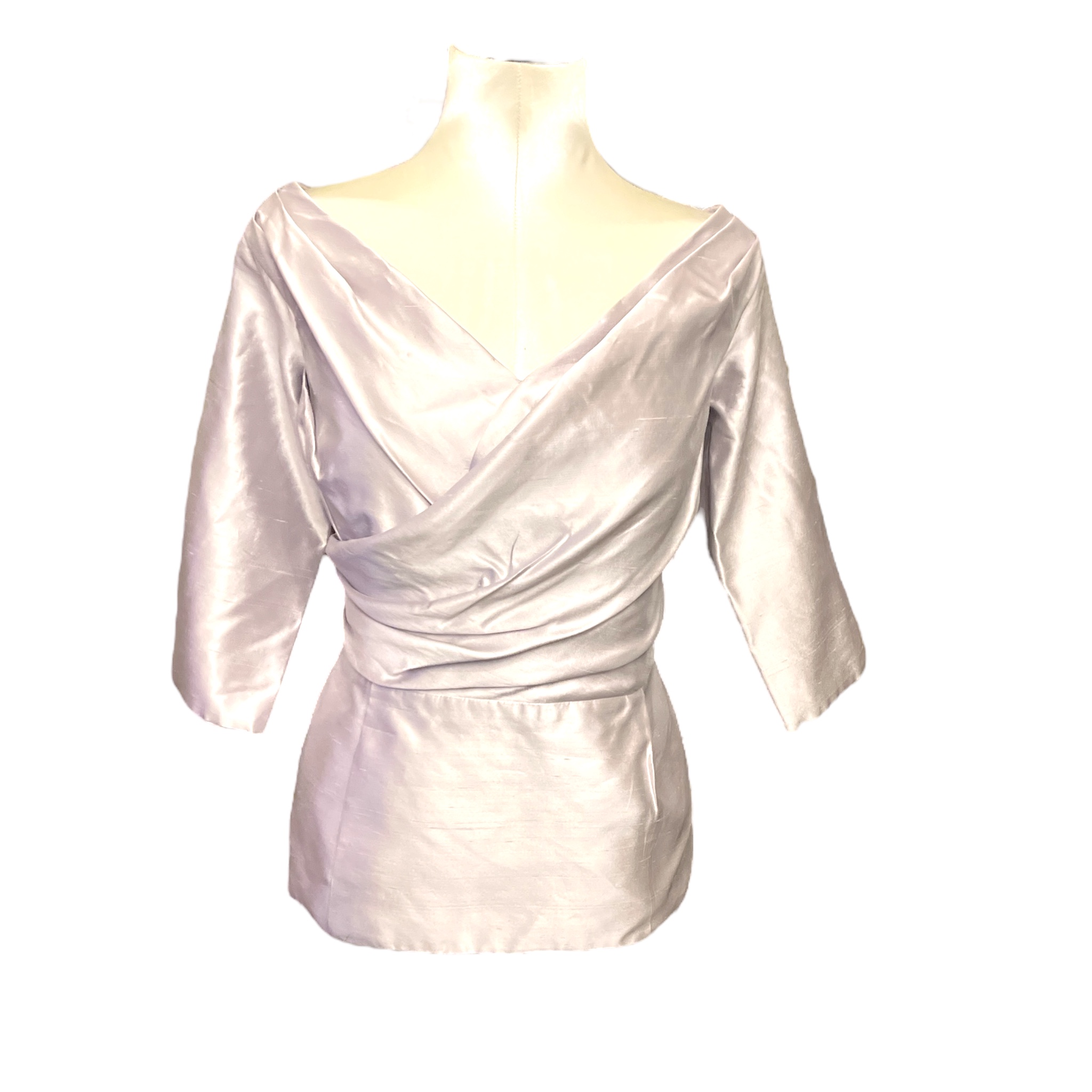 W302 off shoulder top size Xl silver