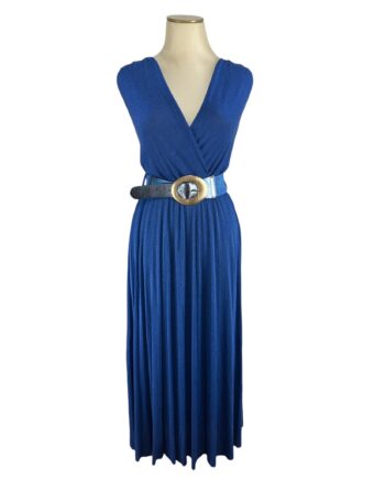 Blue dress with belt size Size S