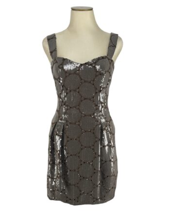 Sequined mini dress S