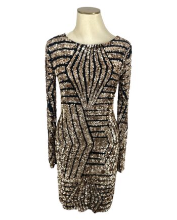 Gold sequin evening dress Size XS/S