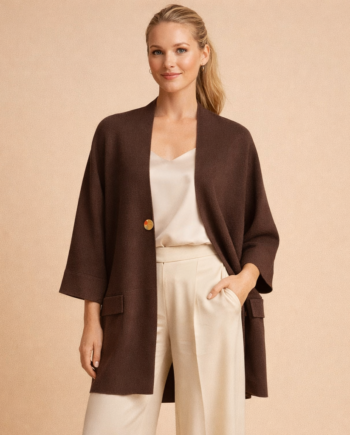 cardigan brown button