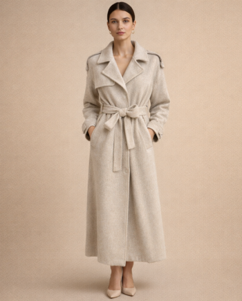 Classic trench coat with belt