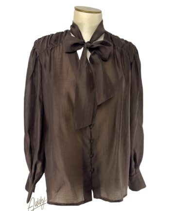F2519 Elegant blouse with bow size M/L