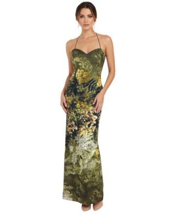 Botanical evening gown Size XS/S