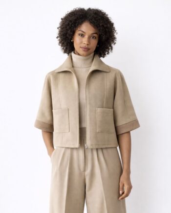 Three-quarter sleeve jacket