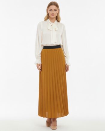 Plissé Maxi Skirt Size M
