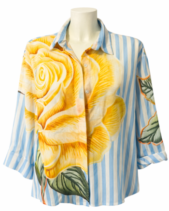 Big flower blouse