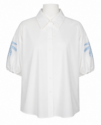Blouse Andrea cotton with applique