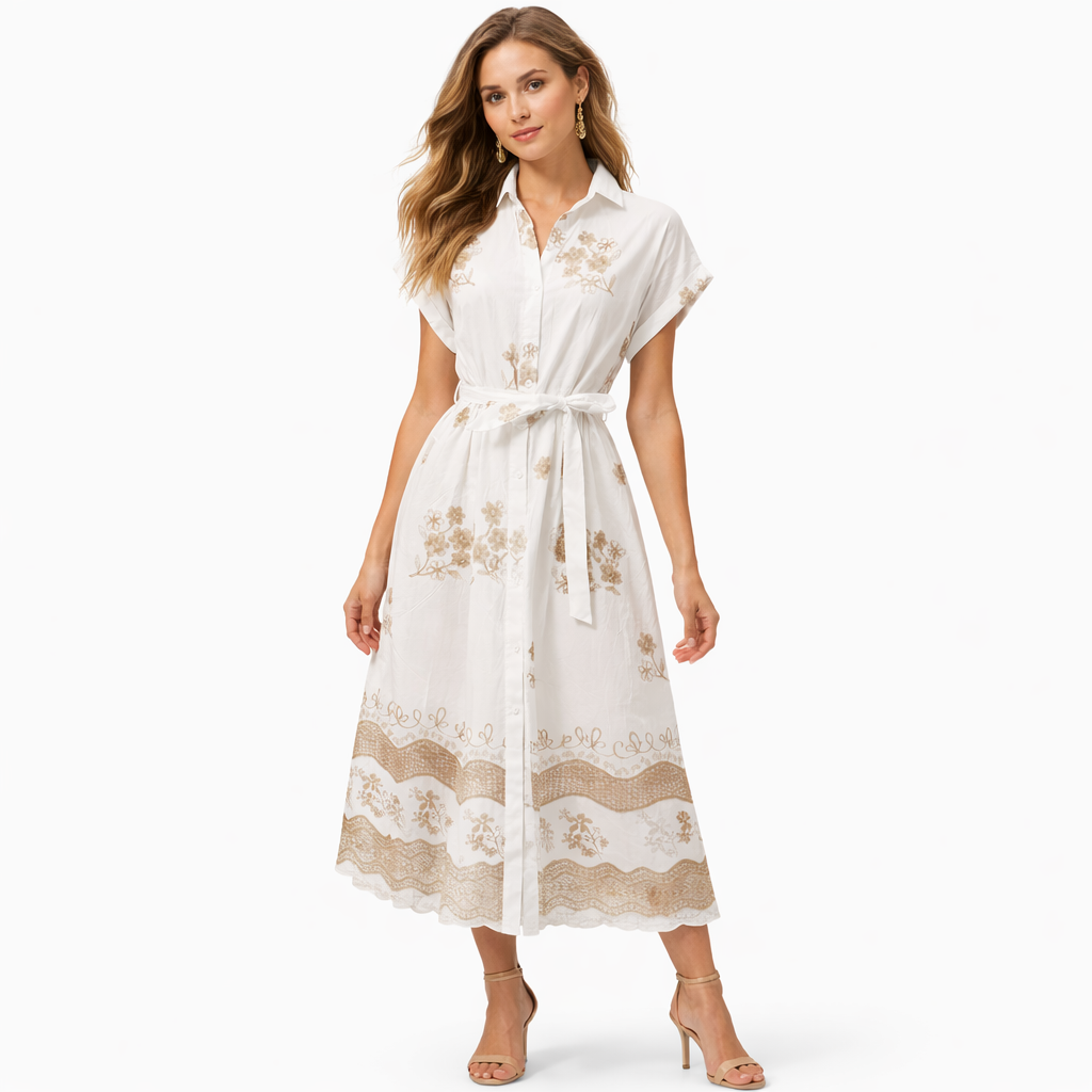 Dress Bernadette embroided dress size XL