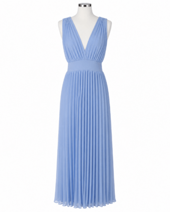 Dress Patricia plissé uni blue