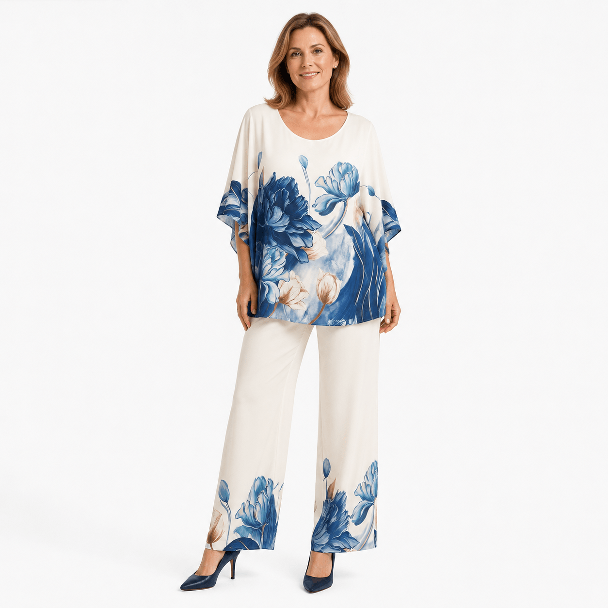 Two piece blouse and pant Piemonte