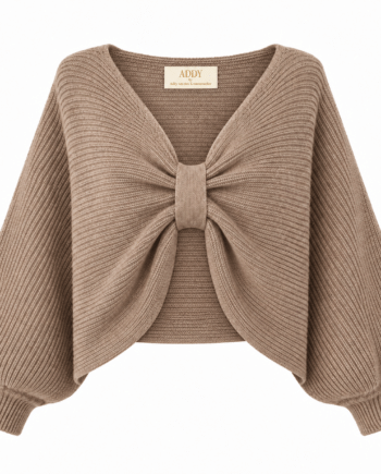 Pullover P16 shrug bolero met strikdetail