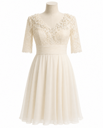 Dress white flirty lace