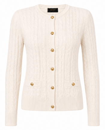 Pullover P03A cardigan cable