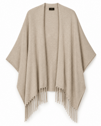 Pullover P09 fringed poncho