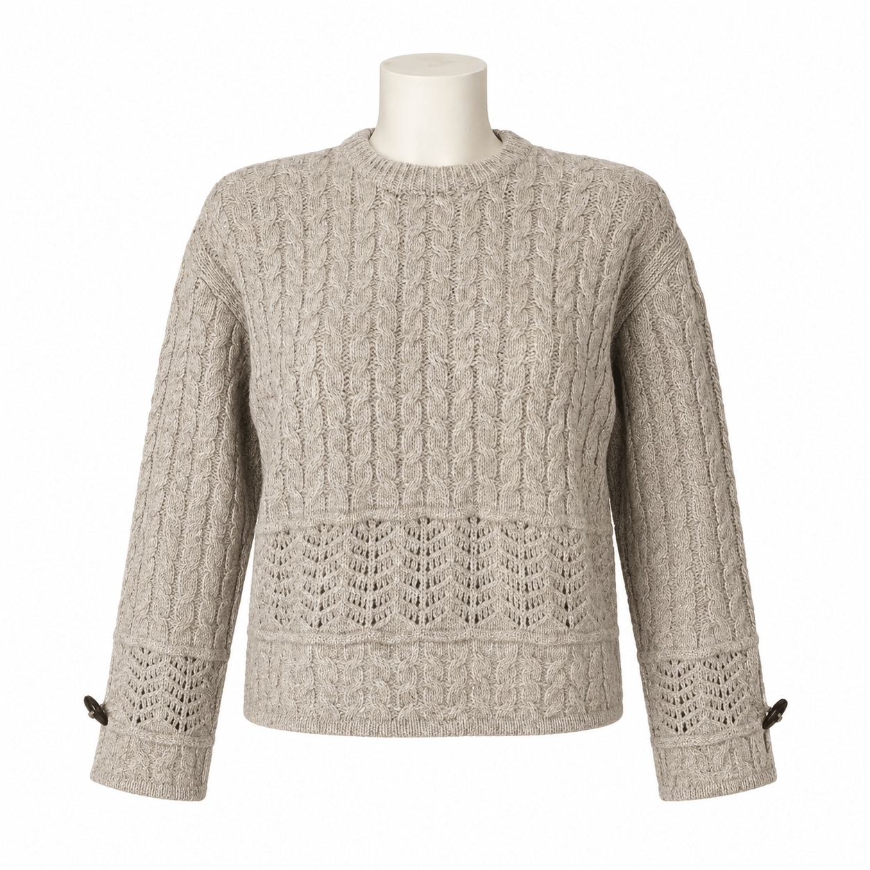Pullover P15 ajour pullover