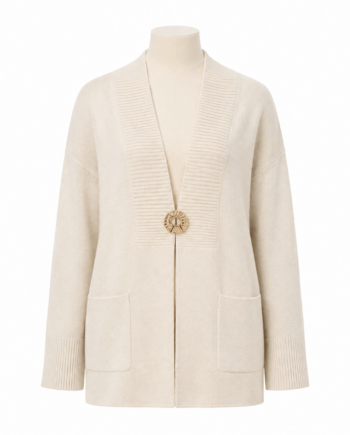 FW 01 cardigan with broche