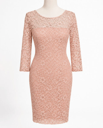 Dress rebrode pink size L