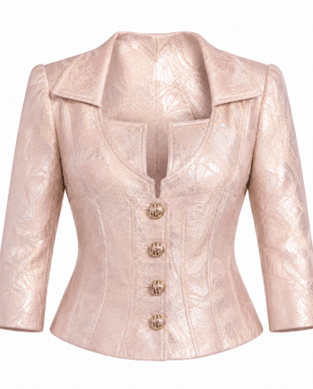 Jacket jacquard brocade