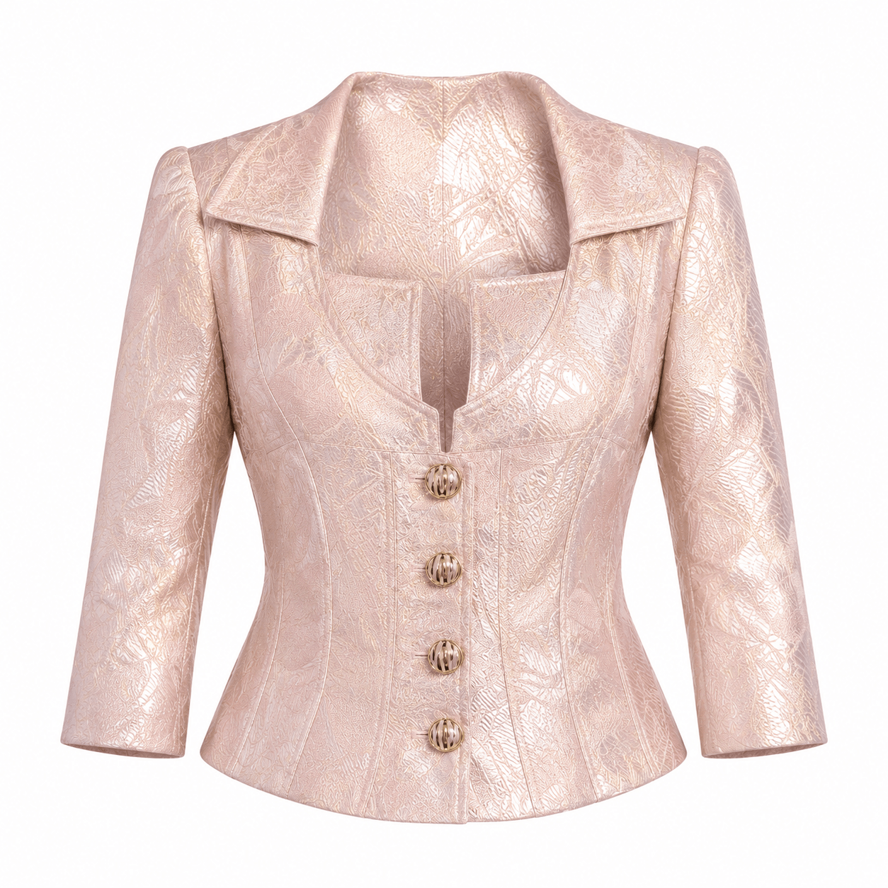 Jacket jacquard brocade