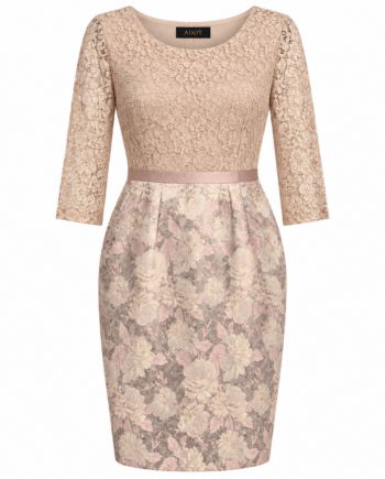 Dress brokade lace size L/ XL pastel